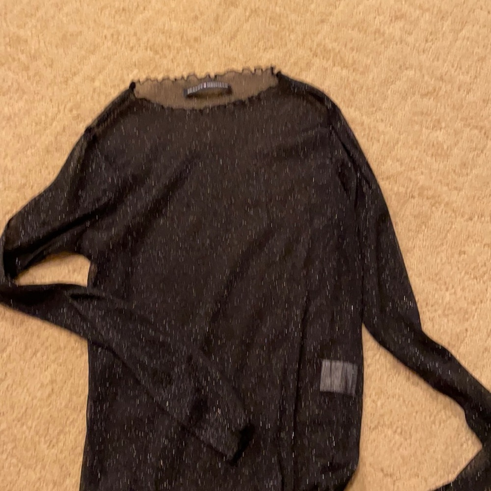 Brandy Melville long sleeve top with shimmer